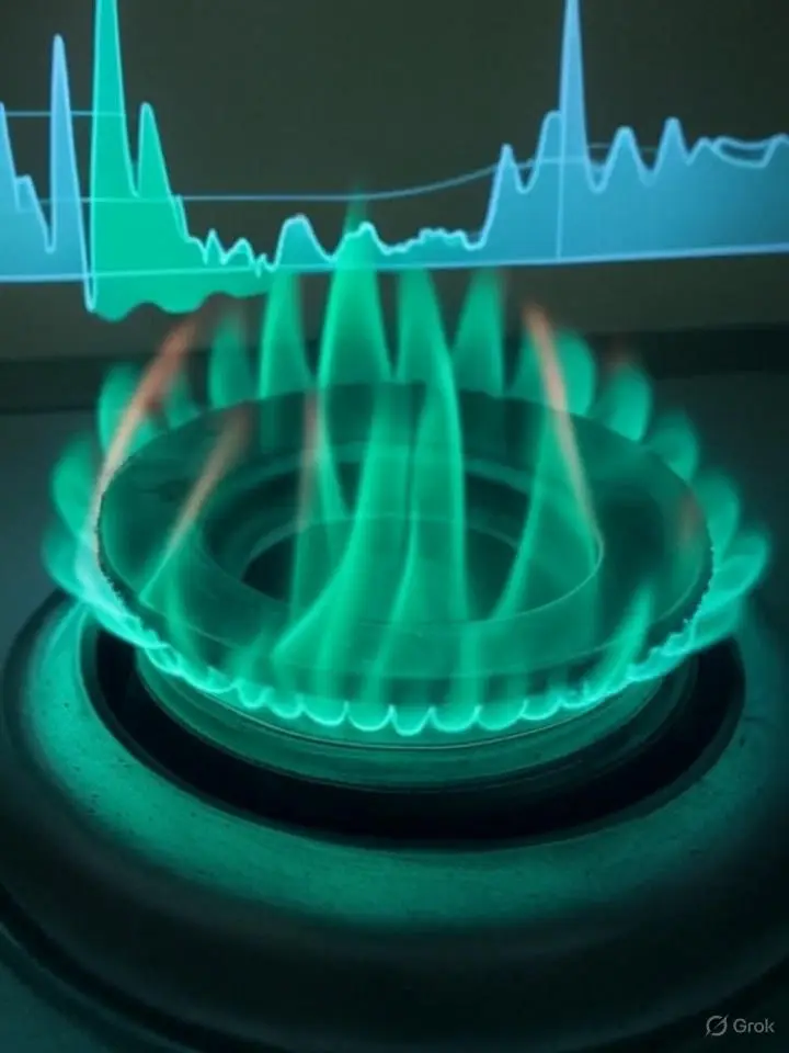 Latente warmte en bovenwaard en onderwaarde aardgas